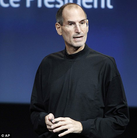 Gaunt: Steve Jobs speaks at an Apple event at the company's headquarters in Cupertino, California